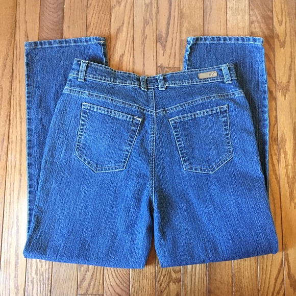 Denim Blue Jeans 12P Petite Gloria Vanderbilt - Picture 3 of 5
